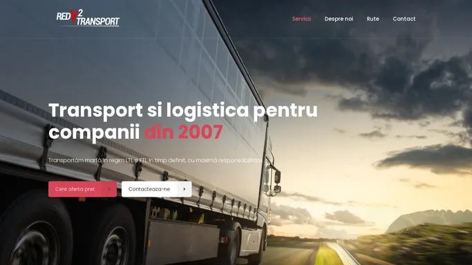 Redy 2 Transport – Transport marfa Romania Italia Franta