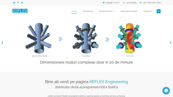 IDEA StatiCa® » distribuit in Romania de sc REFLEX Engineering srl srl