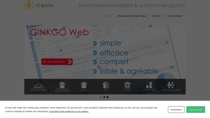 Regane Ginkgo - Logiciels de simulations immobilieres et solutions de gestion