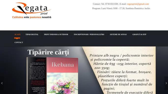 Productie publicitara - Regata Print