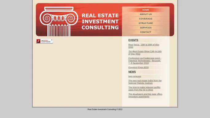 Real Estate Investment Consulting