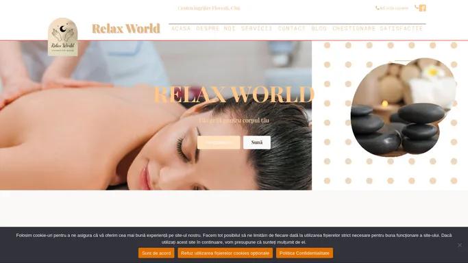 Masaj, cosmetica, grija pentru oameni - Relax World