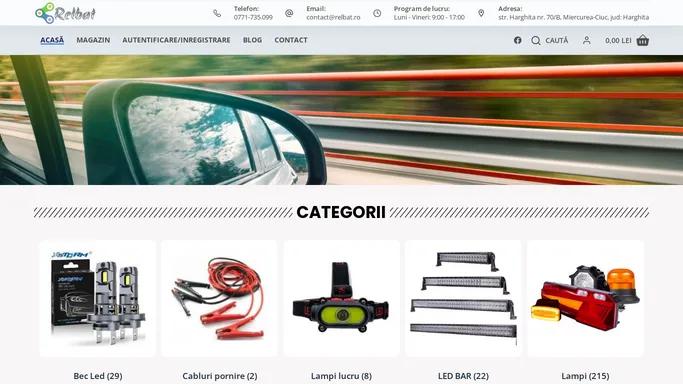 Piese si accesorii electrice - Relbat Electric Srl