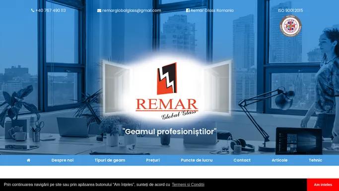 Remar GlobalGlass - Producator geam termopan si geam clar