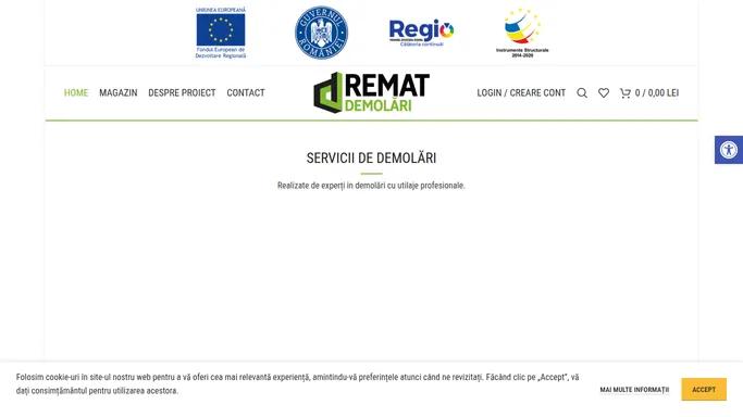 RematDemolari.ro – Servicii de demolari
