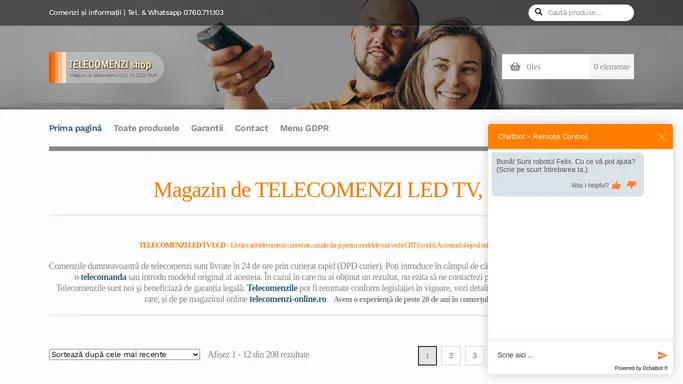 TELECOMENZI LED TV. Magazin online livram orice TELECOMANDA