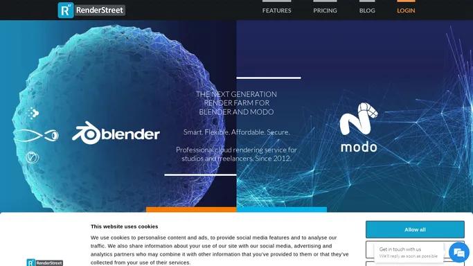 Professional Blender/V-Ray and Modo render farm - RenderStreet