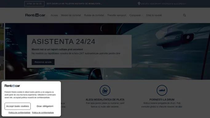 Rent a car Bucuresti • Inchirieri auto, de la 14 € pe zi