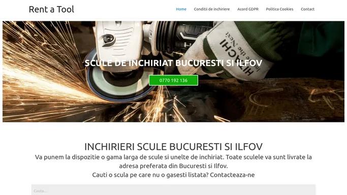 Rent a Tool – Inchiriere scule Bucuresti si Ilfov