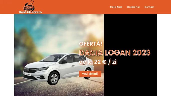 Rent All Cars – Inchirieri auto Bucuresti / Ilfov