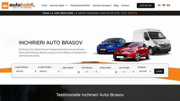 Inchirieri Auto Brasov [2024] - Rent Car Brasov