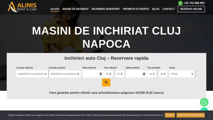 Alinis Rent a Car Cluj Inchirieri auto Cluj Napoca Masini de inchiriat