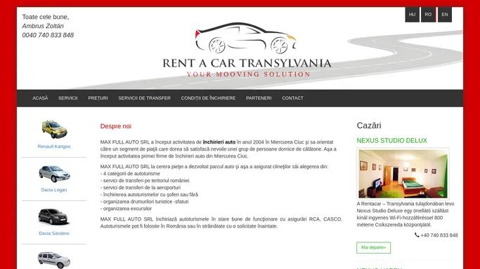 Rent A Car Miercurea Ciuc Inchirieri Auto