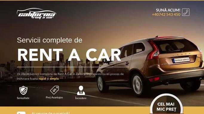 Inchirieri masini Zalau, Servicii de Rent a Car Zalau