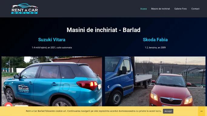 Rent a Car Barlad - Inchirieri auto in Barlad! Dube, rulote, atv-uri, masini