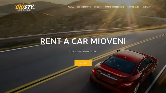 RENT A CAR MIOVENI – RENT A CAR MIOVENI