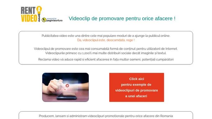 Videoclipuri promotionale | Reclame video pentru orice afacere