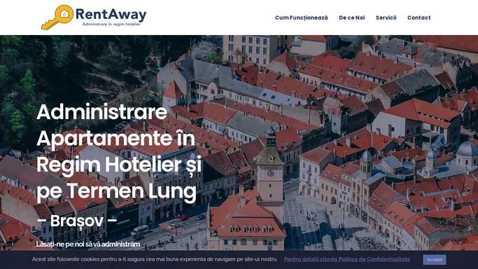 Administrare Apartamente in Regim Hotelier - Rentaway