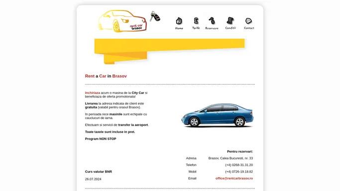 Rent Car Brasov | Inchirieri masini Brasov