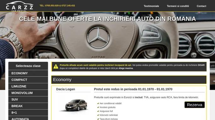 Rentcarzz - CELE MAI BUNE OFERTE LA INCHIRIERI AUTO DIN ROMANIA - rentcarzz.ro