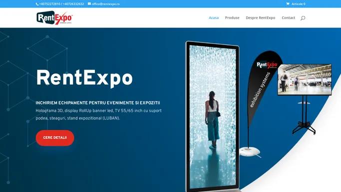 Inchiriere echipamente expozitii si evenimente | rentexpo.ro