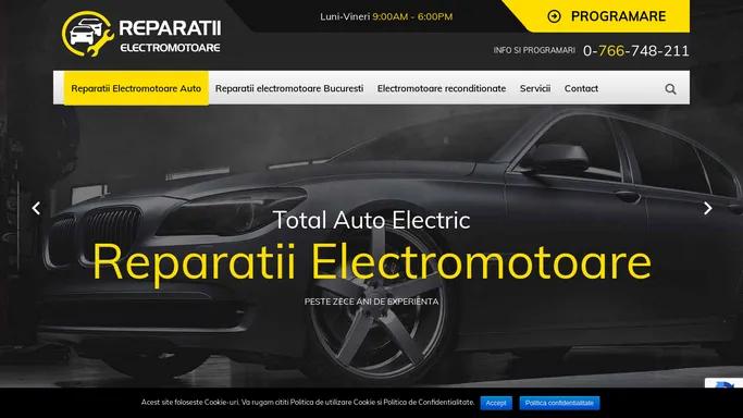 Reparatii Electromotoare Auto - Reparatii Electromotoare