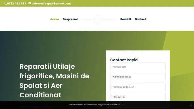 Reparatii Universale Frigidere Masini de Spalat Aer Conditionat