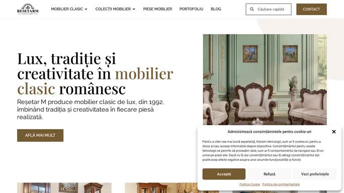 Mobilier Clasic Romanesc - ResetarM