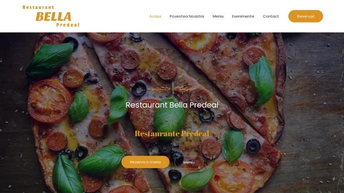 Restaurante Predeal - Gust autentic Italian -Bella Predeal