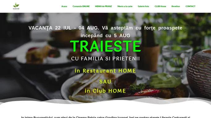 Restaurant Home – Bucatarie Internationala