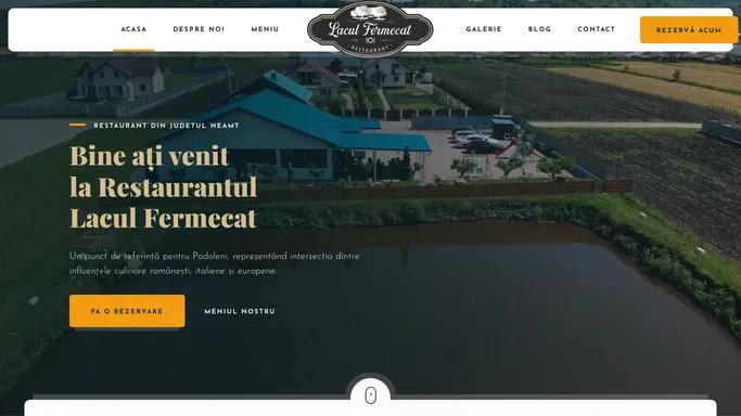 Restaurant Lacul Fermecat - Podoleni, Neamt -