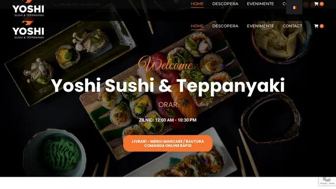 Yoshi Restaurant – SUSHI & TEPPANYAKI