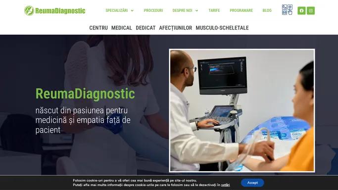 Clinica ReumaDiagnostic 🏘️ Reumatologie, Ortopedie, Imagistica, Kinetoterapie