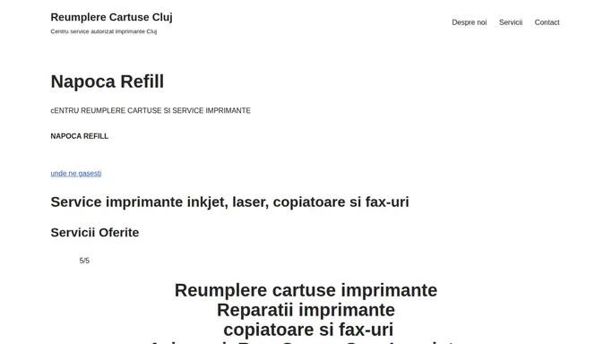 Reumplere Cartuse Cluj – Centru service autorizat imprimante Cluj