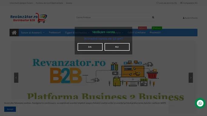 Portal B2B pentru Revanzatori