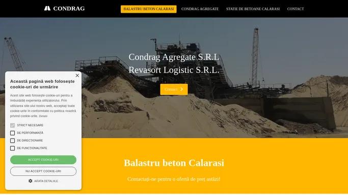 Balastru beton Calarasi - CONDRAG AGREGATE