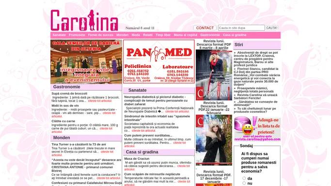 Revista Carolina - revista femeilor puternice din Oltenia