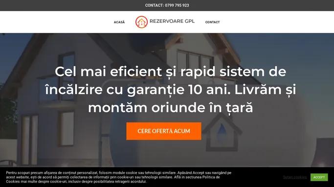 Rezervoare & Butelii GPL pentru casa & industrial - Rezervoare GPL