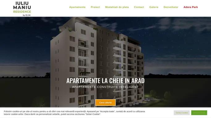 Apartamente la cheie in Arad, Iuliu Maniu Residence