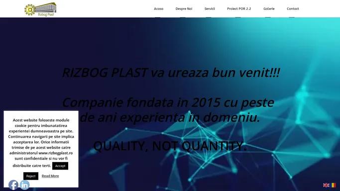 Rizbog Plast – Productie Mase Plastice