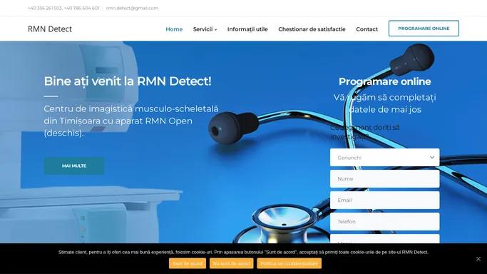 RMN Detect – Centru de Imagistica Musculo-Scheletala