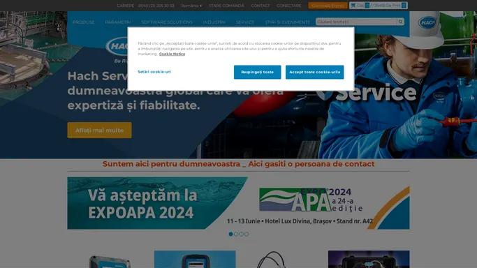 Produce instrumente ??i reactivi pentru testarea ??i analiza calit????ii apei | HACH Romania