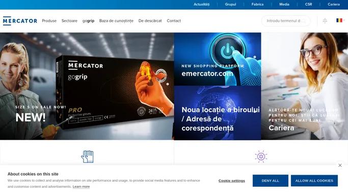 Mercator Medical - este un producator de manusi medicale si un distribuitor de materiale medicale de unica folosinta