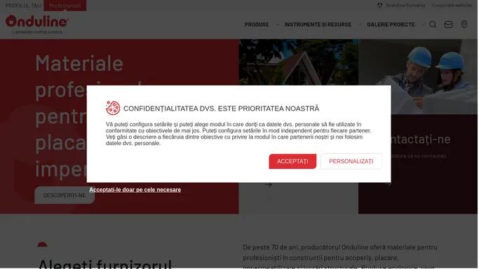 Onduline: Materiale pentru acoperisuri si pardoseli