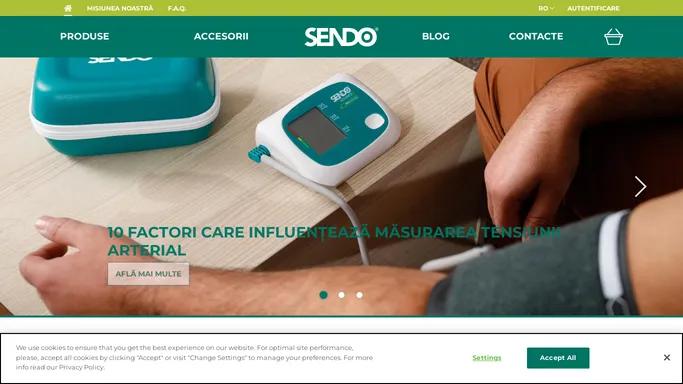 SENDO | tensiometru pentru monitorizarea tensiunii arteriale