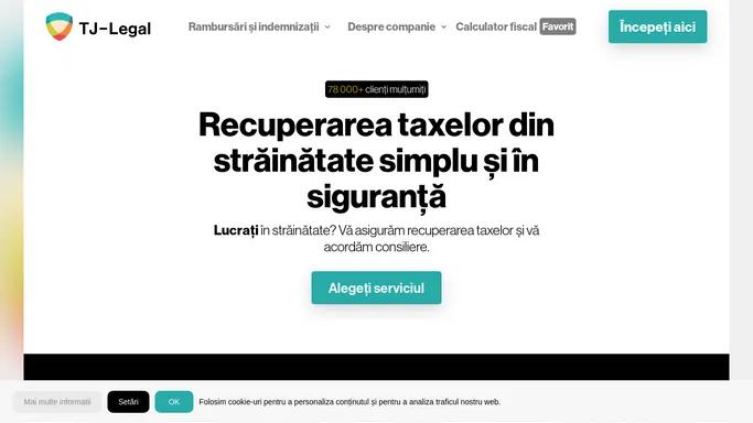 ▷ Firma recuperare taxe strainatate | TJ Legal