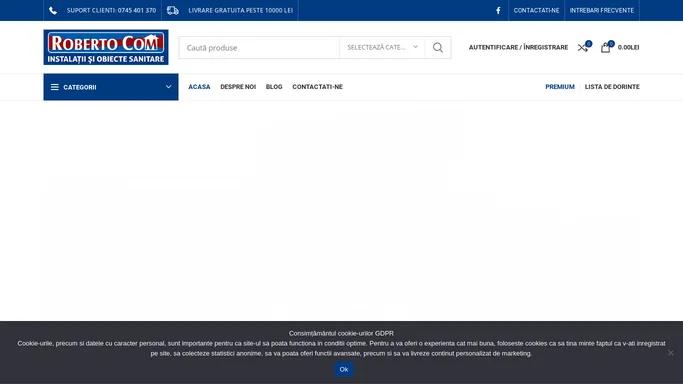 Robertocom: Magazin de Instalatii Termice si Sanitare