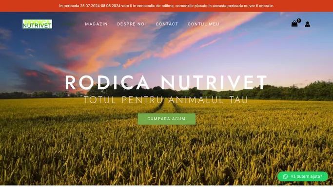 Home - Rodica Nutrivet