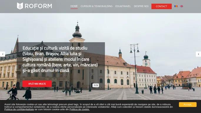 ROFORM - Educatie, instruire si formare | ERASMUS, EDU&TRAVEL