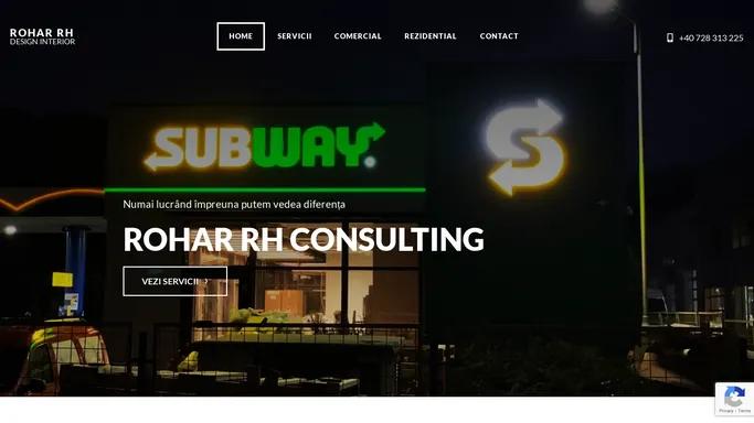 Design interior comercial si rezidential - ROHAR RH